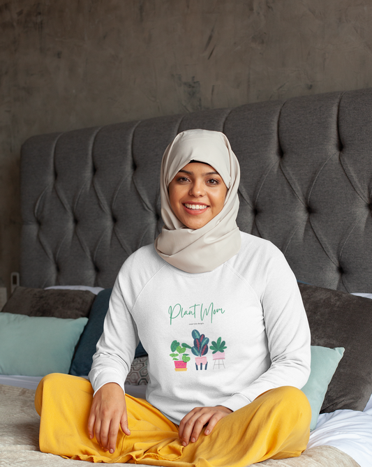 Plant Moms are the best moms. I mean, it is hard to keep plants alive so it must mean you just have the magic touch. This bright and fun crewneck sweatshirt includes potted plants with “Plant Mom” printed across the top. Designed with a super soft cotton, this is the ultimate upgrade to your wardrobe.