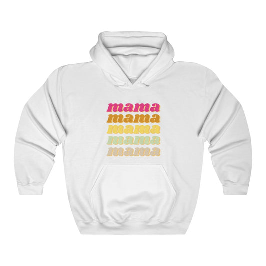 Mama Retro Layered Hoodie Sweatshirt