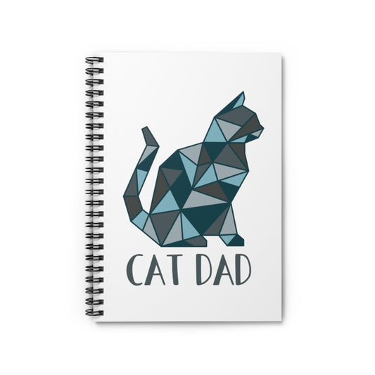 Cat Dad Spiral Notebook - @76dmb76 Exclusive