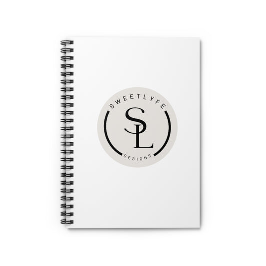 Welcome to the Sweet Lyfe, we are happy to see you here! This notebook features our exclusive Sweet Lyfe design.  This journal is perfect for staying stylish while showing off your new favorite brand. This journal has 118 ruled line single pages for you to fill up!