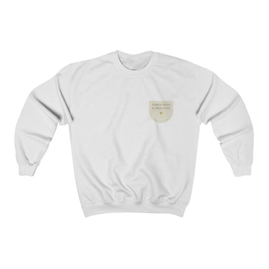Super Mom Super Hero Super Power Crewneck Sweatshirt