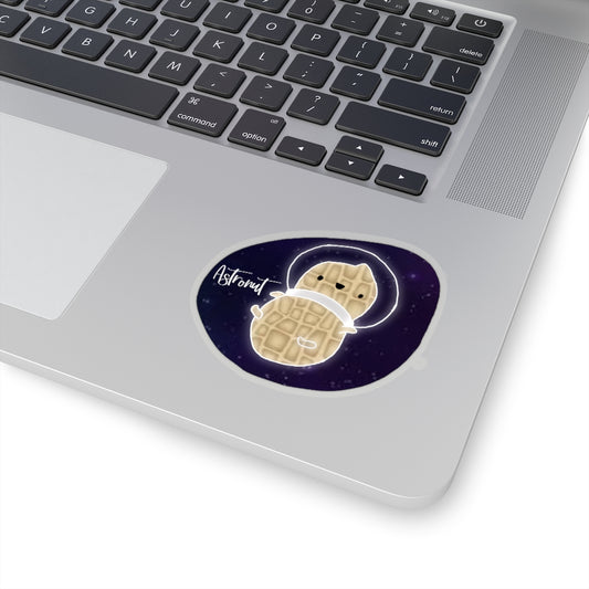 What do you get when you cross an astronaut and a peanut?... an Astronut! Show off your sense of humor in this funny, galactic, out of this world Astronut sticker. Makes the perfect gift for your punny uncle or for your friend who can't stop making dad jokes!