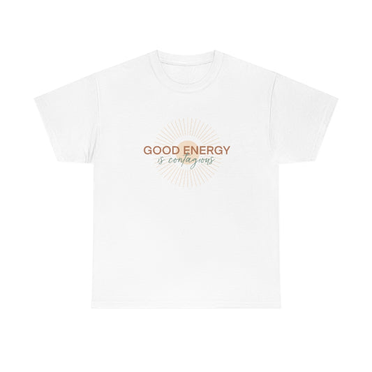 Good Energy is Contagious Cotton T-shirt - @emmashaffer97 Exclusive!