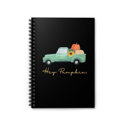 Hey Pumpkin Rainbow Spiral Notebook - Ruled Line