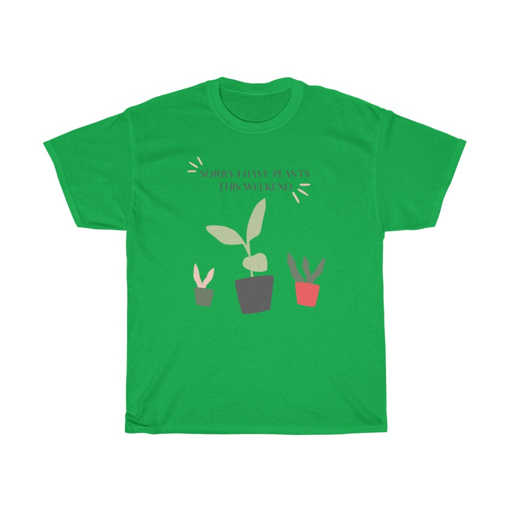When all you want is a night in with your plants. This punny cotton t-shirt is bright and fun and says, “Sorry I Have Plants This Weekend”. Great for introverts and all who just like alone time and self care. Add this stylish funny piece to your collection today.