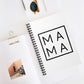 Mama Minimalist Square Spiral Notebook - Ruled Line