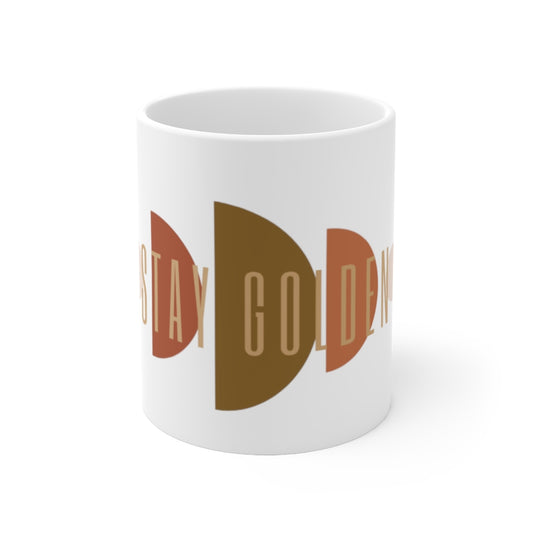 Stay Golden Ceramic Mug 11oz