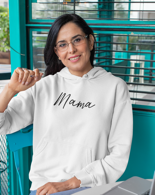 Mama Script Hoodie Sweatshirt