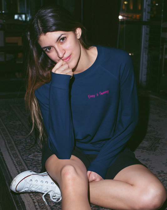 Boozy and Snoozy! Sleepy but still need a drink? This crewneck sweatshirt is perfect for brunch with the girls or a great gift for your boozy friends. After a long nigth out partying you can throw on this festive crew to make your way through the day.