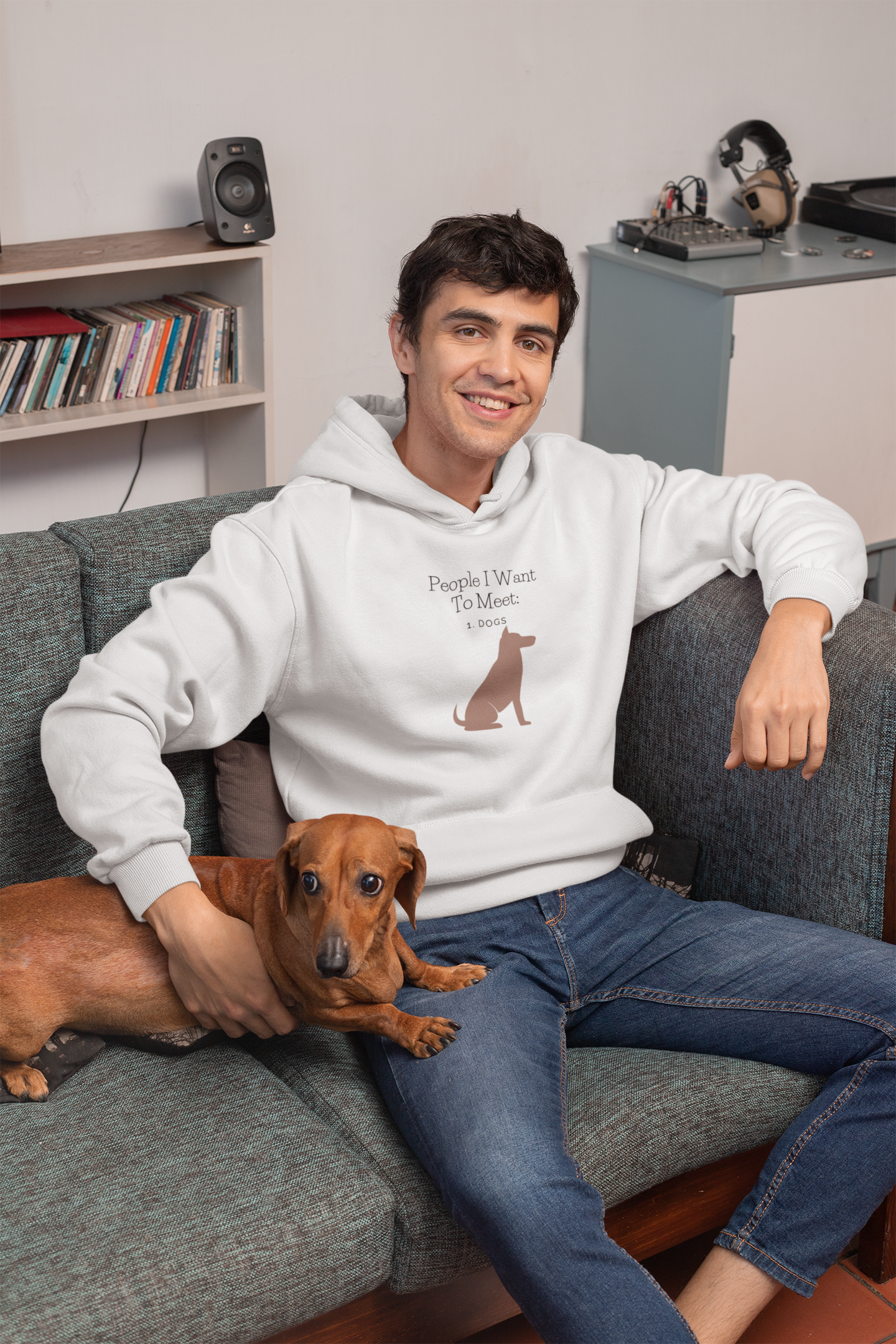 Dogs are way better than people. This funny dog hoodie is perfect for every dog lover. Designed with a high quality cotton that is extremely soft and cozy. Add this piece to your closet and watch your list of dog friends skyrocket, we promise.