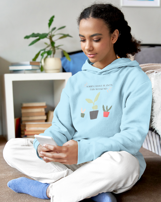When all you want is a night in with your plants. This punny cotton t-shirt is bright and fun and says, “Sorry I Have Plants This Weekend”. Great for introverts and all who just like alone time and self care. Add this stylish funny piece to your collection today.