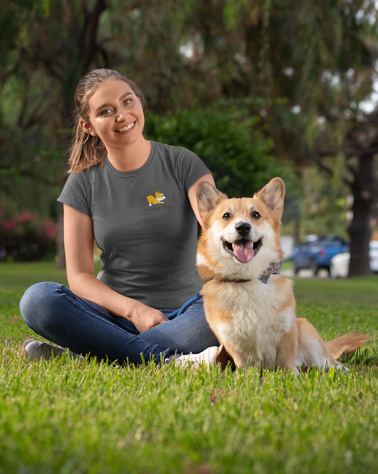 Peace, Dogs, and Yoga... the only things that matter! This cotton t-shirt is perfect for those walks to the yoga studio, or even for that daily stretch at home with your pup! Great gift for the dog and yoga lovers in your life. Namaste!