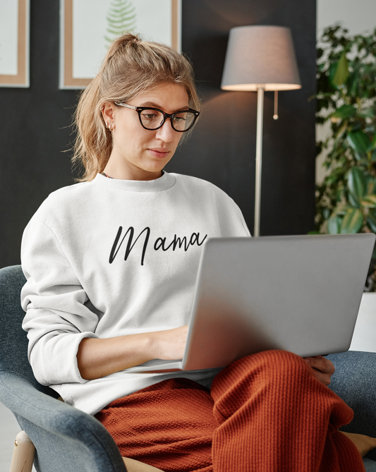 Mama Script Crewneck Sweatshirt