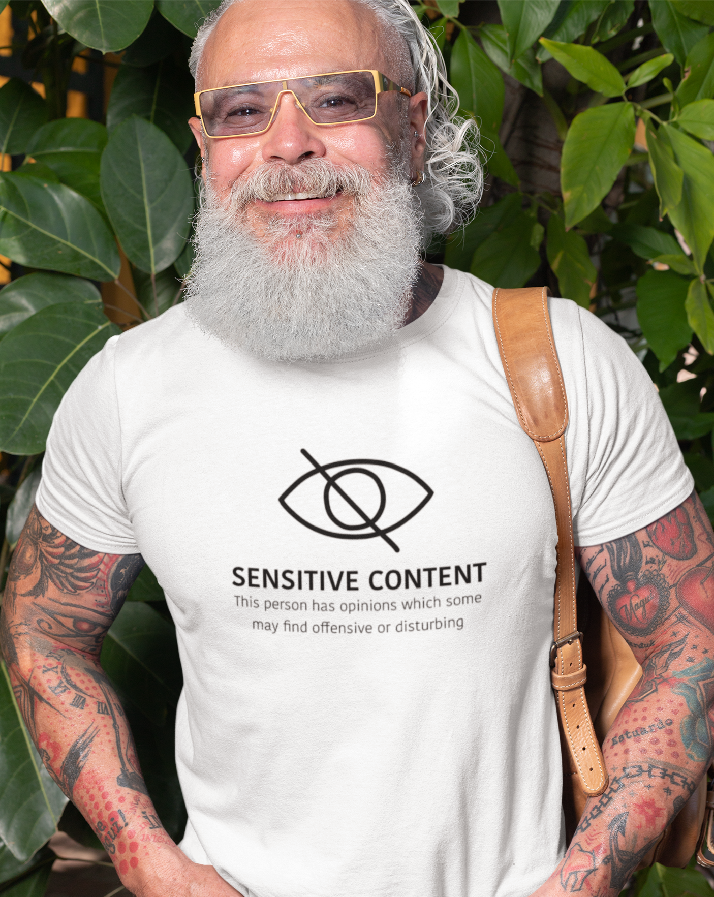 Sensitive Content! This cotton t-shirt is perfect for those people with unpopular opinions! Let people know what they are getting into! Makes a great gift for that outspoken uncle at the holidays! 