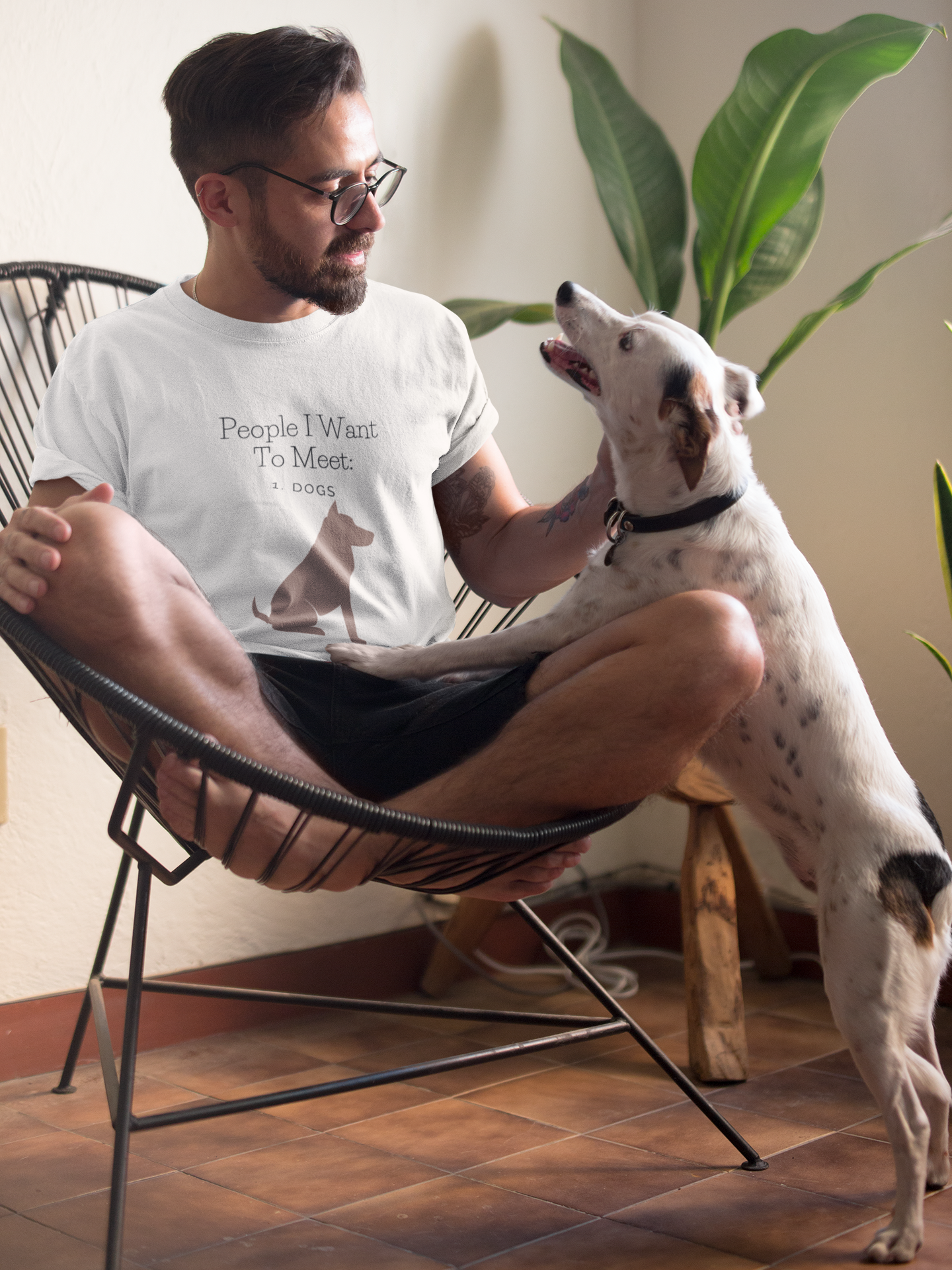 Dogs are way better than people. This funny dog cotton t-shirt is perfect for every dog lover. Designed with a high quality cotton that is extremely soft and cozy. Add this piece to your closet and watch your list of dog friends skyrocket, we promise.